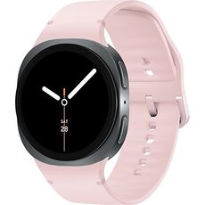 Galaxy Watch8 | 44 мм | Graphite | Sport/Pink | M/L, Размер: 44 мм, Цвет: Graphite, Тип ремешка: Sport, Цвет ремешка: Pink, Размер ремешка: M/L, Подключение часов: Bluetooth / Wi-Fi